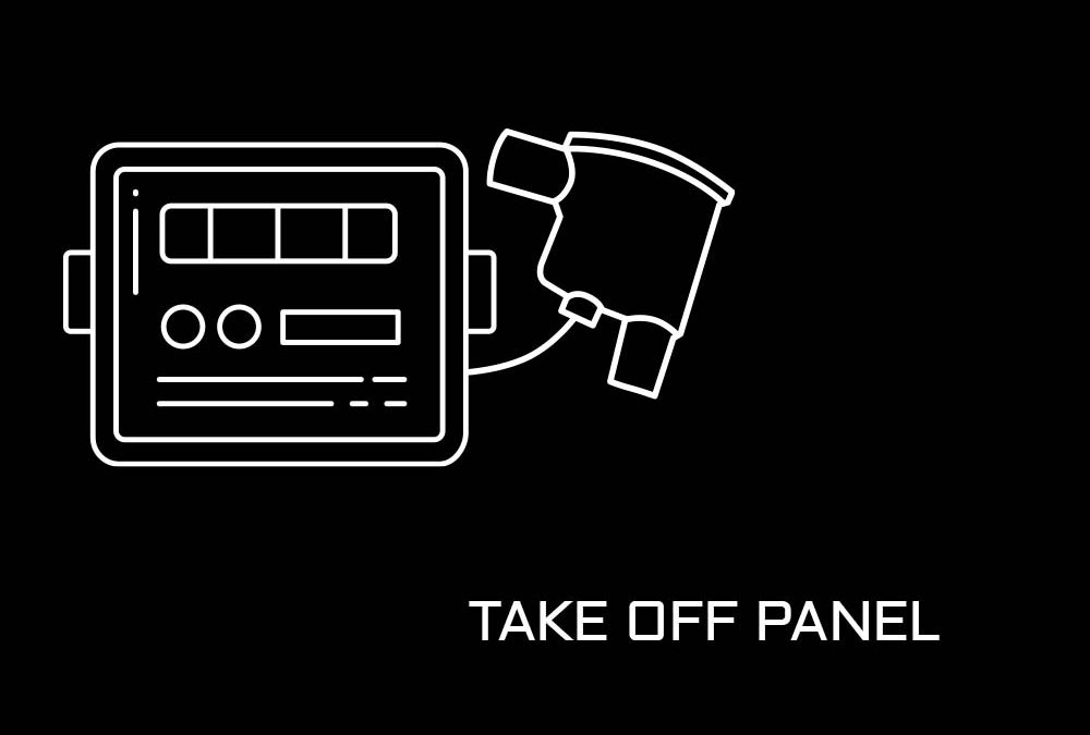 Take off panel