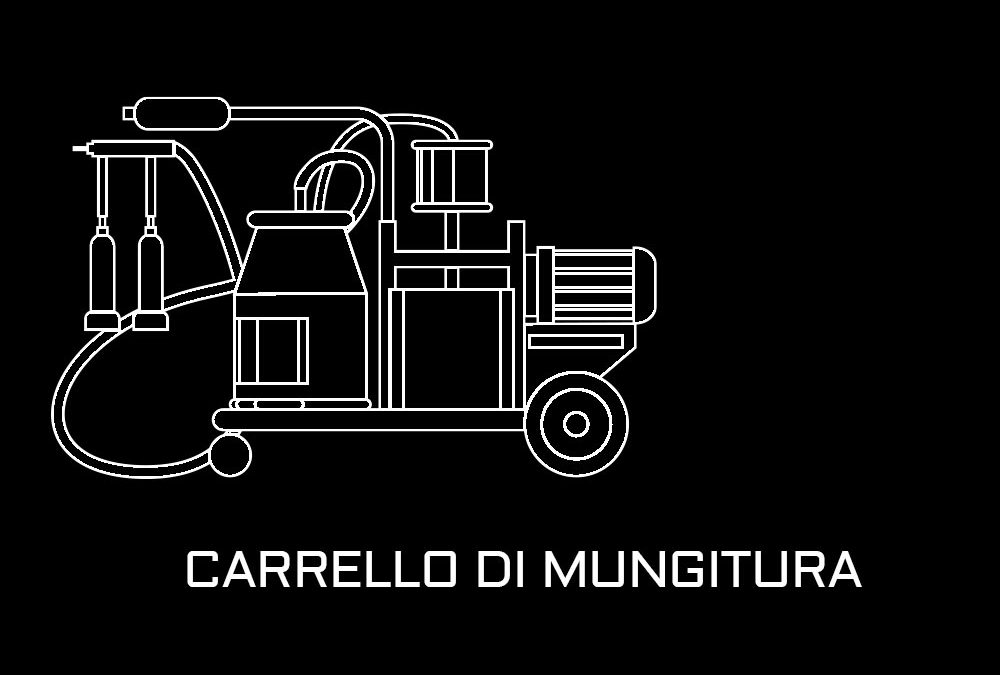 Carrello di mungitura
