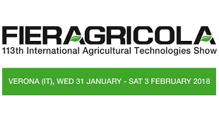 VERONA – ITALY – FIERAGRICOLA – 31 GENNAIO – 3 FEBBRAIO 2018