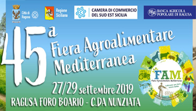 FAM – RAGUSA 27-29 SEPTEMBER 2019